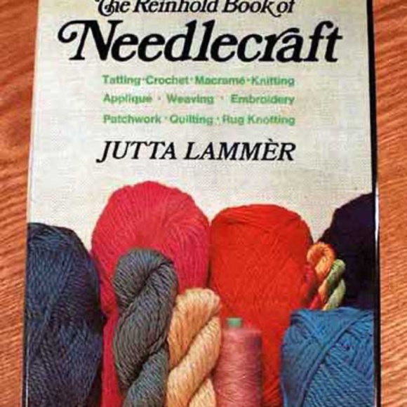 THE REINHOLD BOOK OF NEEDLECRAFT, 1973, JUTTA LAMMER, 1ST EDITION, HARD COVER, - Picture 1 of 1